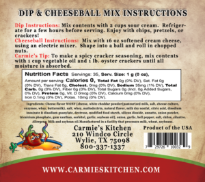 Chipotle Cheddar Dip MIx